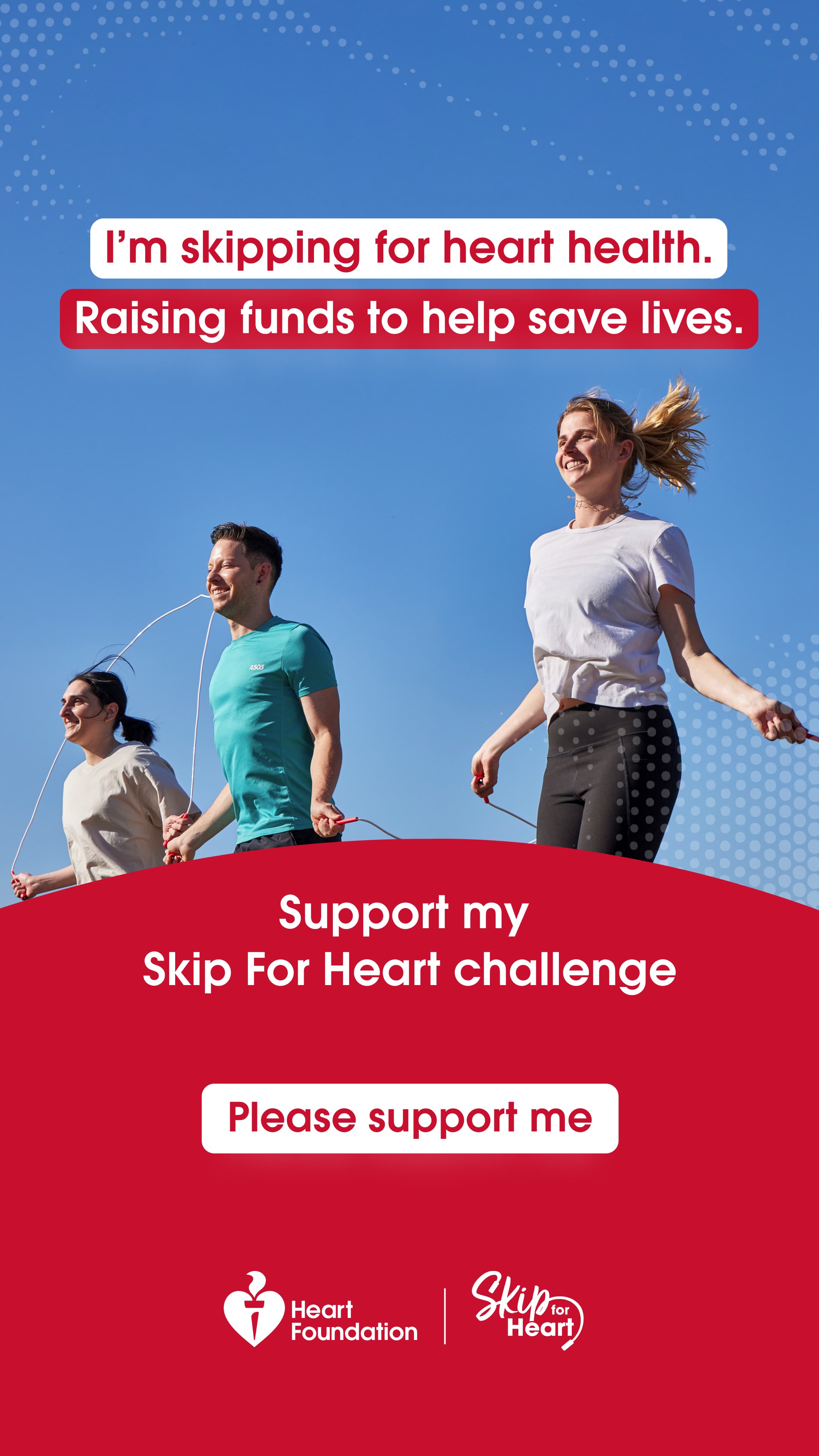 Skip for Heart Social Story Tile 1